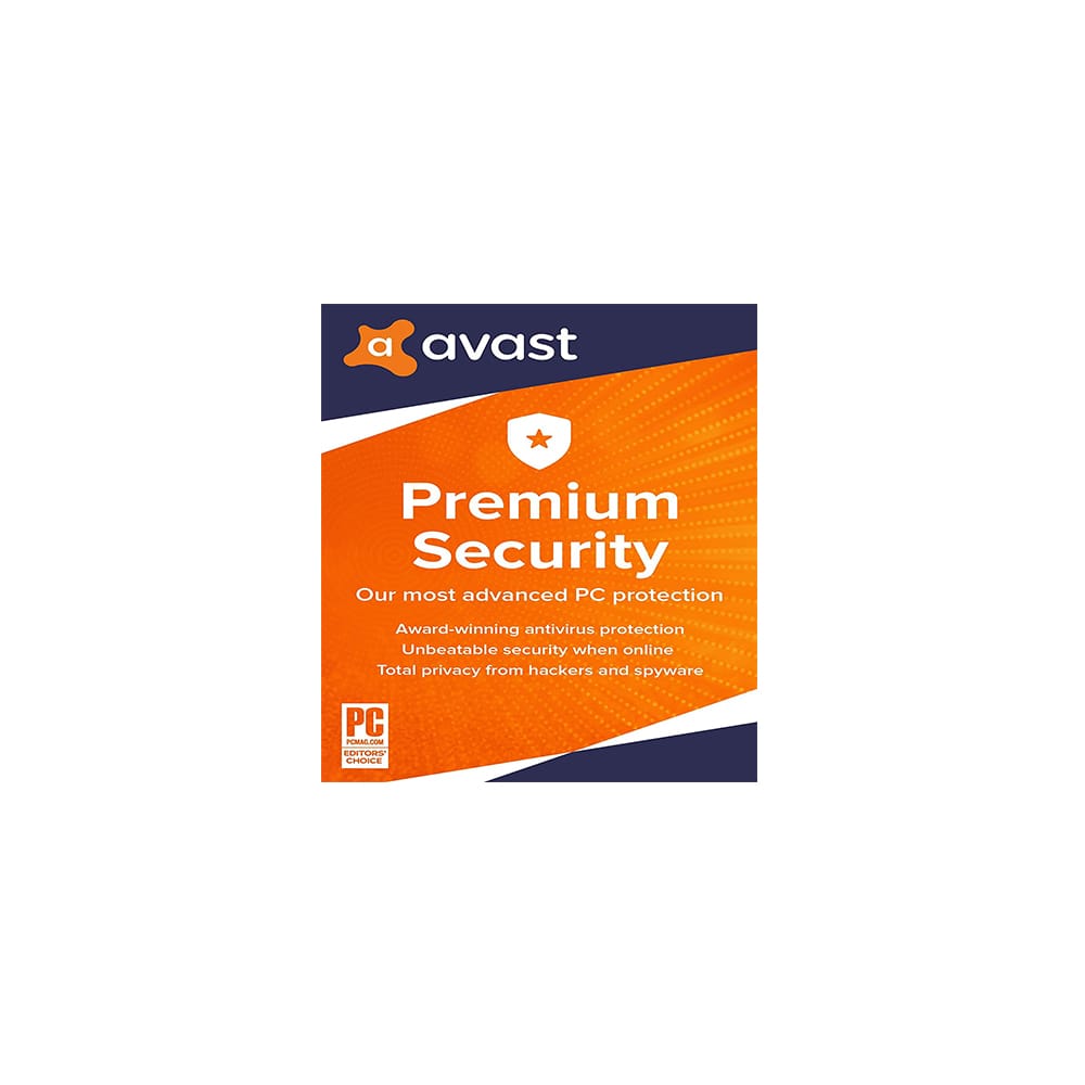 Avast Premium Security 2024 | Antivirus Protection Software | 1 PC, 1 Year